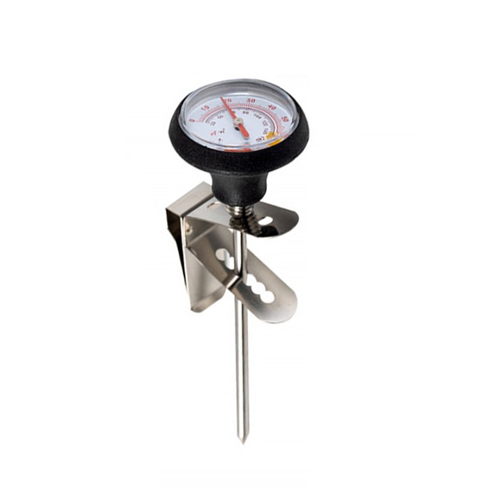 Термометр Choxila 11795 для измерения температуры в молока с креплением для питчера нержавеющая сталь