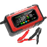 Імпульсний зарядний пристрій Foxsur 12V 7A з дисплеєм