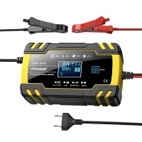 Імпульсний зарядний пристрій Foxsur FBC-122408D 12V8А 24V4А з дисплеєм
