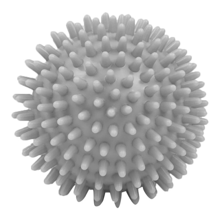 Мяч для массажа c шипами Dobetters PVC 9 см Gray