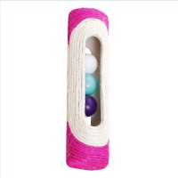 Кігтеточка іграшка для кота Taotaopets 071111 з 3 кульками Pink