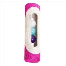 Кігтеточка іграшка для кота Taotaopets 071111 з 3 кульками Pink