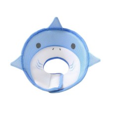 Мягкий воротник-подушка для кошек DT-613 послеоперационный защитный от вылизывания S Blue Shark