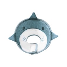 Мягкий воротник-подушка для кошек DT-613 послеоперационный защитный от вылизывания S Gray Shark