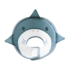 Мягкий воротник-подушка для кошек DT-613 послеоперационный защитный от вылизывания M Gray Shark