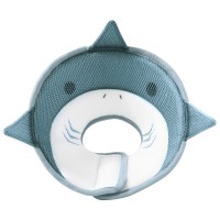 Мягкий воротник-подушка для кошек DT-613 послеоперационный защитный от вылизывания L Gray Shark