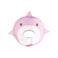 Мягкий воротник-подушка для кошек DT-613 послеоперационный защитный от вылизывания S Pink Shark