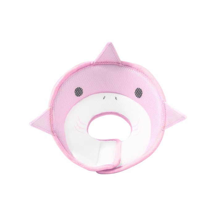 Мягкий воротник-подушка для кошек DT-613 послеоперационный защитный от вылизывания S Pink Shark