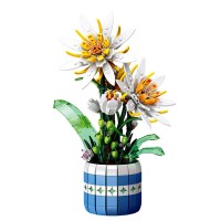 3D конструктор набір будівельних блоків JIE-STAR 9033 Epiphyllum Bonsai 835 деталей пластиковий