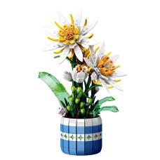 3D конструктор набір будівельних блоків JIE-STAR 9033 Epiphyllum Bonsai 835 деталей пластиковий