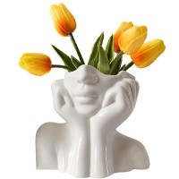 Ваза для квітів Леді керамічна 18*15*9 см