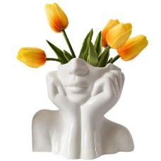 Ваза для квітів Леді керамічна 18*15*9 см