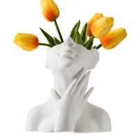 Ваза для квітів жіноча керамічна 20.5*18*9.5 см