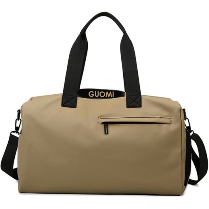 Сумка дорожная 728 спортивная 20-35L с карманами снаружи регулируемым плечевым ремнем Sand