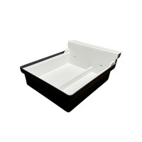 Автомобільний органайзер Tesla Model 3 (TSL23021411) центральної консолі на 2 відділення пластиковий Black + White