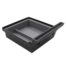 Автомобільний органайзер центральної консолі Tesla Model 3 (TSL23021410) на 2 відділення пластиковий Black + Gray