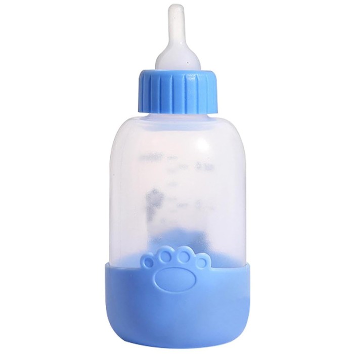 Бутылка для кормления молоком котят и щенков 2404SPBL8060 100 мл с соской Blue