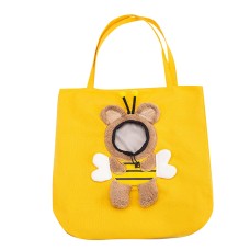 Сумка-перенесення для котів та собак 2404SXMJ3153 Бджола полотняна Yellow L