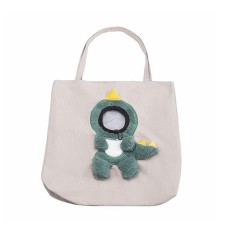 Сумка-перенесення для котів та собак 2404SXMJ3153 Динозавр полотняна Green M