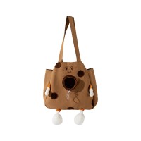 Сумка-перенесення для котів та собак 2404SXMJ3153 Cookies полотняна Brown M