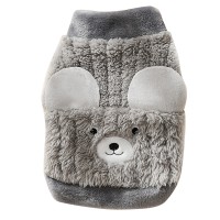 Свитер для собак и кошек 2410SXMJ0231 утепленный с ушками Gray M