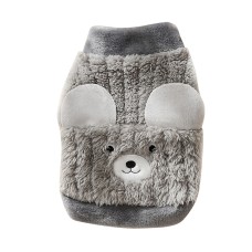 Свитер для собак и кошек 2410SXMJ0231 утепленный с ушками Gray S