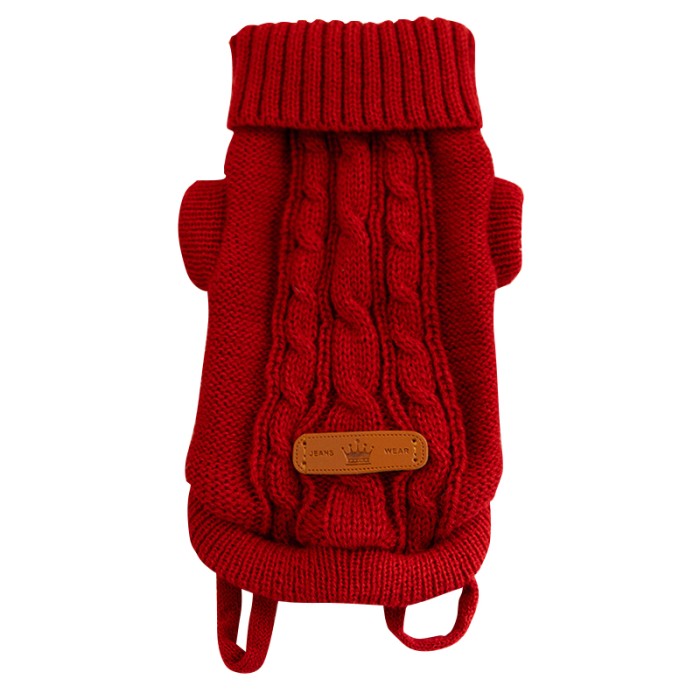 Свитер для собак и кошек 2410CGLK8029 Red M