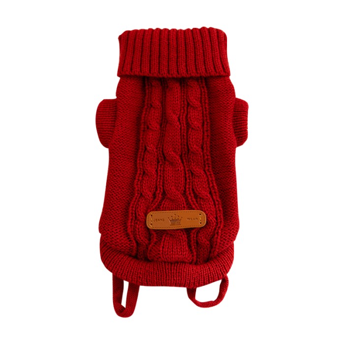 Свитер для собак и кошек 2410CGLK8029 Red S