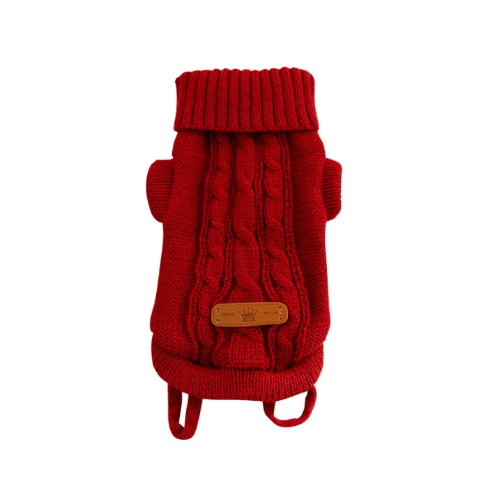 Свитер для собак и кошек 2410CGLK8029 Red XS