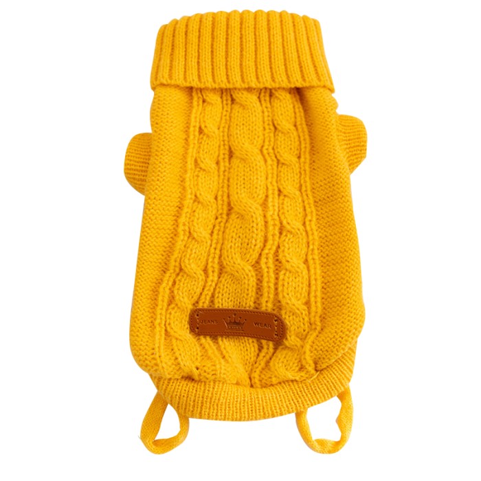 Свитер для собак и кошек 2410CGLK8029 Yellow M