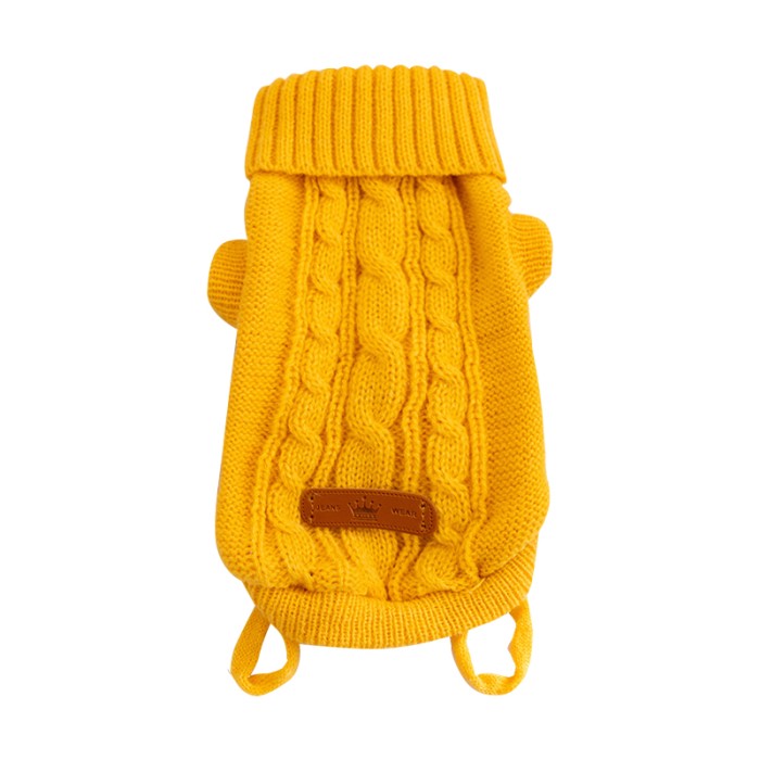 Свитер для собак и кошек 2410CGLK8029 Yellow S