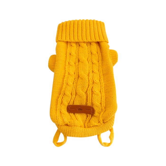 Свитер для собак и кошек 2410CGLK8029 Yellow XS