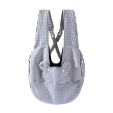 Нагрудна сумка-перенесення для котів та собак 2307MSML1185 кенгуру Gray