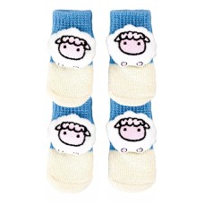 Шкарпетки для собак 2305CGSL1479 з неслизькими накладками, що зігрівають Овечка S