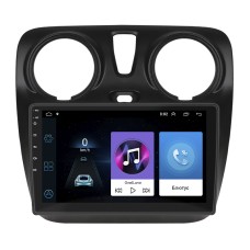 Штатна магнітола Lesko для Dacia Dokker I ver 2 2012-2017 екран 9" 1/16Gb Wi-Fi GPS Base