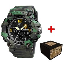 Patriot 006CMGRUAGD Тризуб золото Зелений камуфляж + Коробка.