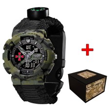 Patriot 005CMGRSU ЗСУ Зелений камуфляж Паракордовий ремінець Black + Коробка