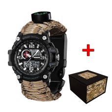 Patriot 012BKSU ЗСУ Чорні Паракордовий ремінець Desert Camo + Коробка