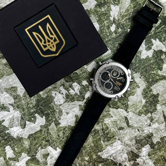 Patriot 017SIBK Тризуб золото Silver-Black