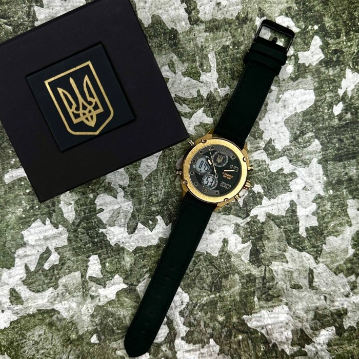 Patriot 017GDBK Тризуб золото Gold-Black.