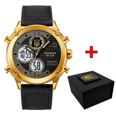 Patriot 017GDBK Тризуб золото Gold-Black.