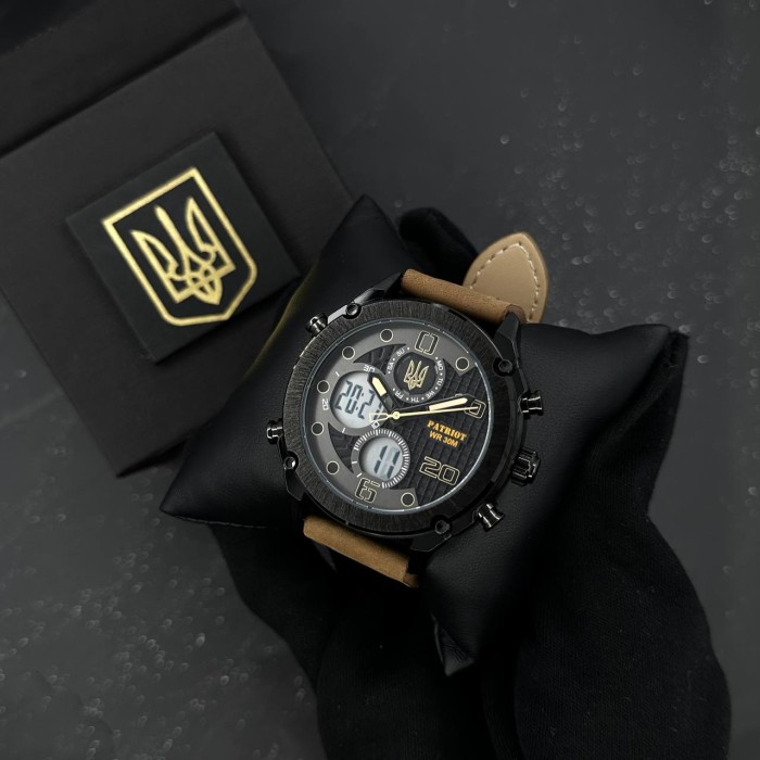 Patriot 017BKBR Тризуб золото Black-Brown