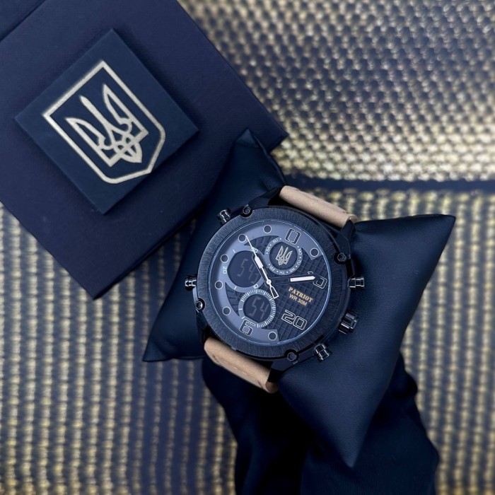 Patriot 017BKBKBR Тризуб золото Black-Black-Light Brown.