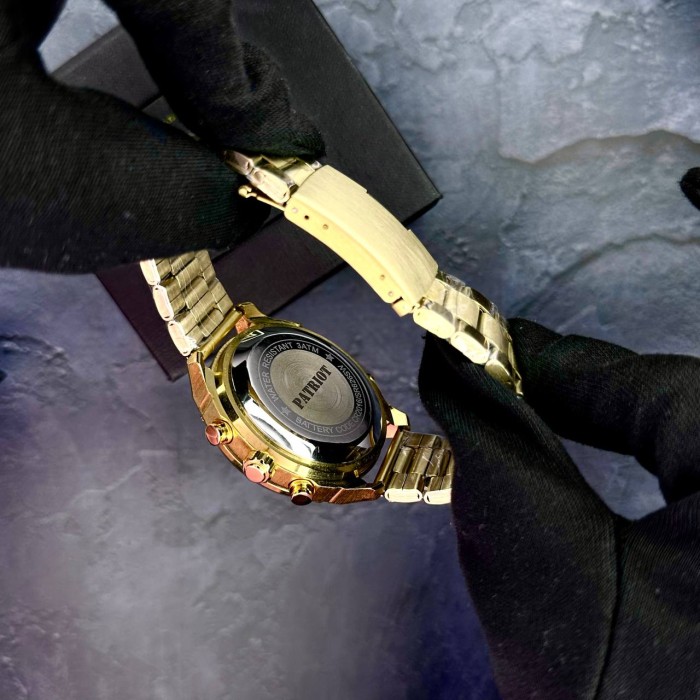 Patriot 017 Тризуб Золото Gold-Black Steel