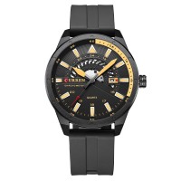 Curren 8421 Black-Yellow
