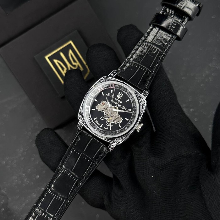 Годинник механічний Patriot 021SIBK Скелетон Де би не був