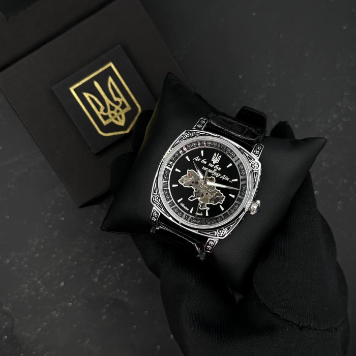 Годинник механічний Patriot 021SIBK Скелетон Де би не був