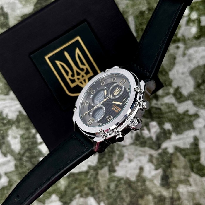 Patriot 017BKWT Тризуб золото Silver-White