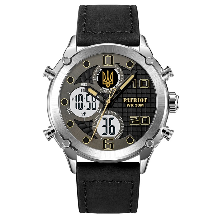 Patriot 017BKWT Тризуб золото Silver-White