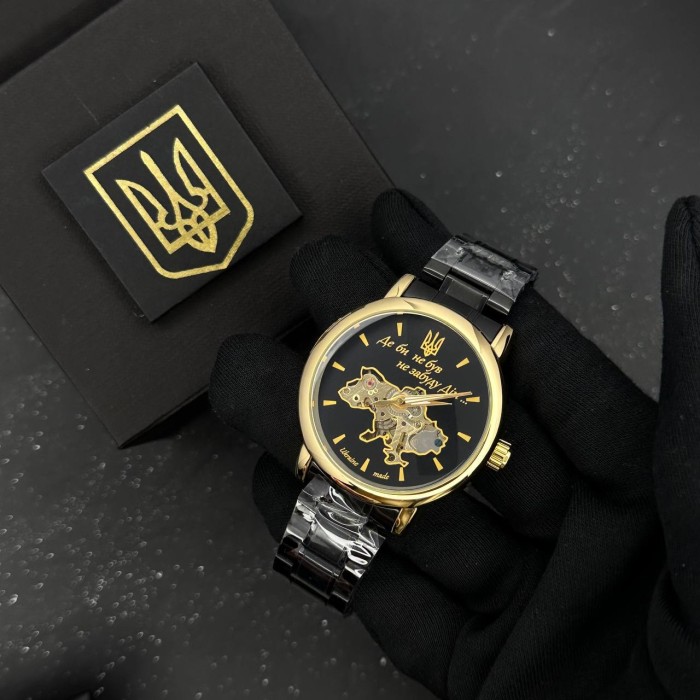Patriot 022 Black-Gold Mechanic Metall Не Забуду Дім